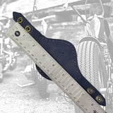 MADE TO ORDER-Small Handcrafted Genuine Brown Vegetal Leather Embossed Skull Design Cuff, Cool Gift Skull Leather Bracelet-Biker's Wristband