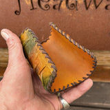 Made To Order-Handcrafted Colorful Genuine Leather Bracelet with Adjustable Brass İnsert Embossed  Skull Design Unisex Gift  Biker's