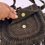 Rock and Roll Genuine Vegetal Leather Drop Leg Bag-Travel Design Bag–Gift Hip Rider Bag-Festival Bag (Copy)