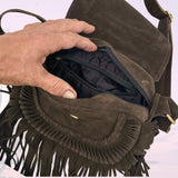 Rock and Roll Genuine Vegetal Leather Drop Leg Bag-Travel Design Bag–Gift Hip Rider Bag-Festival Bag (Copy)