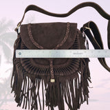 Rock and Roll Genuine Vegetal Leather Drop Leg Bag-Travel Design Bag–Gift Hip Rider Bag-Festival Bag (Copy)