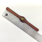 Bohemian Unique Handcrafted Vegetal Brown Leather Bracelet with Tiger's Eye Stone-Unisex Gift Fashion Jewelry-Adjustable Wristband Cuff