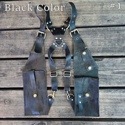 Crazy Horse Leather Holster-Leather Shoulder Bag-Leather Festival Bag-Gift Travel Bag-Burning Man Gear Telephone Holder