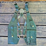 Crazy Horse Leather Holster-Leather Shoulder Bag-Leather Festival Bag-Gift Travel Bag-Burning Man Gear Telephone Holder (Copy)