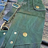 Crazy Horse Leather Holster-Leather Shoulder Bag-Leather Festival Bag-Gift Travel Bag-Burning Man Gear Telephone Holder (Copy)