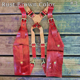 Crazy Horse Leather Holster-Leather Shoulder Bag-Leather Festival Bag-Gift Travel Bag-Burning Man Gear Telephone Holder (Copy)