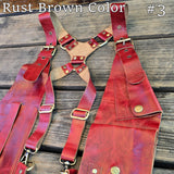 Crazy Horse Leather Holster-Leather Shoulder Bag-Leather Festival Bag-Gift Travel Bag-Burning Man Gear Telephone Holder (Copy)