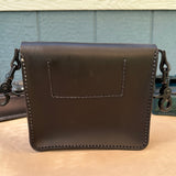 Made To Order-Handcrafted Vegetal Leather Multifunctional Rustic Black Color Belt Bag with Embossed Skull Design Gift -Versatile Fanny Pack