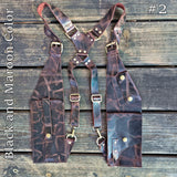 Crazy Horse Leather Holster-Leather Shoulder Bag-Leather Festival Bag-Gift Travel Bag-Burning Man Gear Telephone Holder