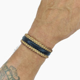 Boho Handcraft Braided Genuine Vegetal Leather Black and Tan Color Bracelet-Unisex Gift Fashion Leather Jewelry-Cuff
