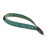 Boho Handcrafted Genuine Vegetal Leather Choker with Black Agate Stone-Unisex Gift Fashion Jewelry with Natural Stone