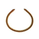 Boho Handcrafted Genuine Vegetal Leather Bracelet with Adjustable Copper Insert-Gift Unisex Leather Fashion Jewelry Cuff