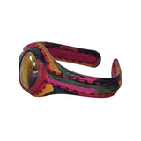 Bohemian Unique Handcrafted Vegetal Colored Leather Bracelet with Tiger's Eye Stone-Unisex Gift Fashion Jewelry-Adjustable Wristband Cuff