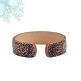 Handcrafted Genuine Vegetal Leather Bracelet with Hand Carved Ethnic Sun-Gift-Unique Fashion Jewelry-Adjustable Wristband or Arm Bracelet