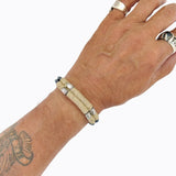 Handmade Trendy wristband genuine braided wrap leather bracelets men bangles for women fashion cuff-bracelet