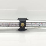 Handcrafted Boho Leather Ring with Turquoise Stone Setting - Fashion Design Ring Size 8