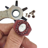 Unique Handcrafted Vegetal Brown Leather Ring with White Agate Stone Setting-Lifestyle Unisex Gift Fashion Jewelry with Naturel Stone