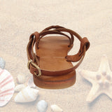 Handcrafted Strappy Vegetal Leather Women Sandalet -Life Style Shoes-Gift Fashion Footwear-Strappy Sandal