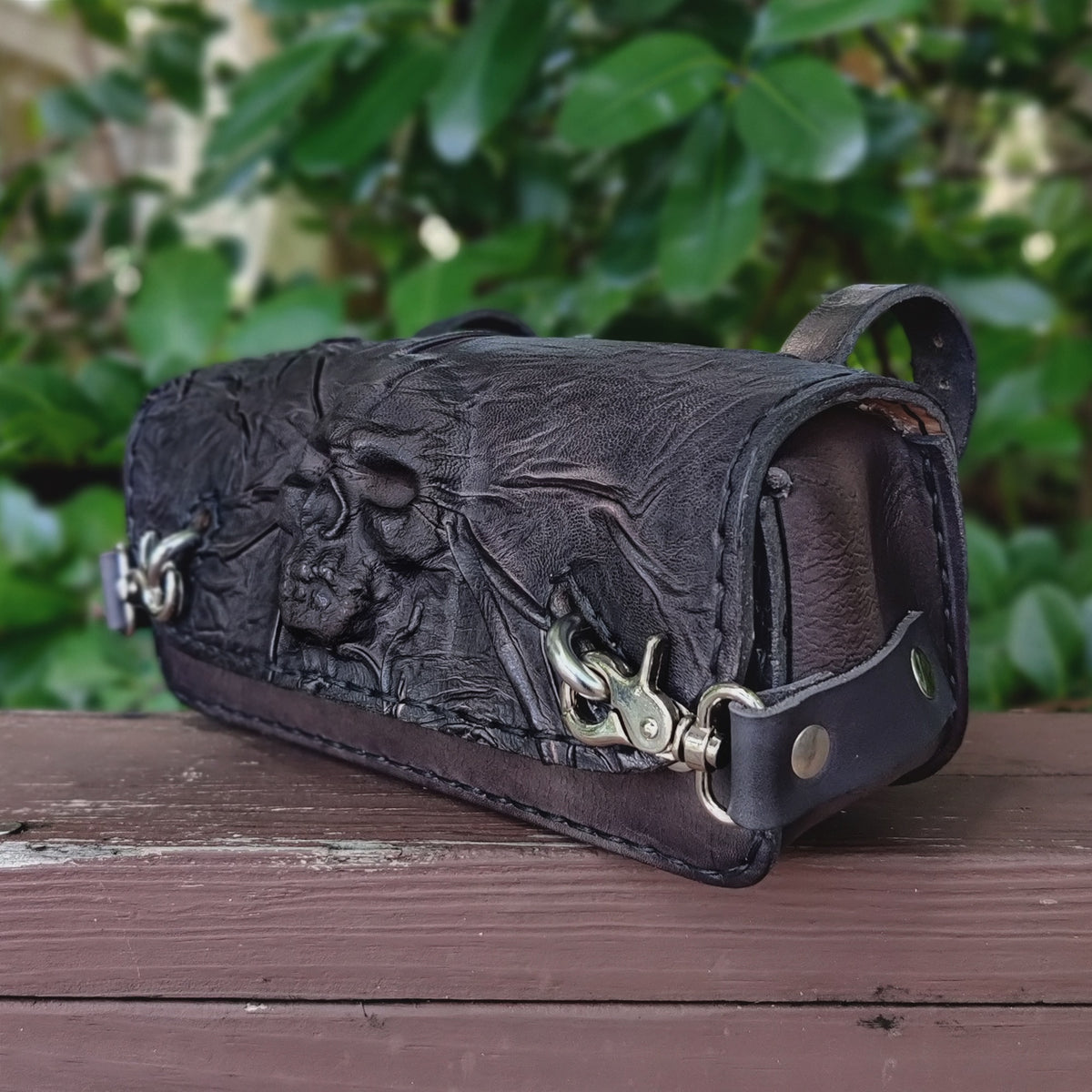 Made To OrderHandcrafted Genuine Vegetal Leather Tool Bag With Emboss