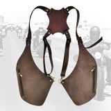 Handcrafted Rustic Brown Large Leather Holster-Leather Shoulder Bag-Leather Festival Bag-Gift Travel Bag-Burning Man Gear Embossed Skull