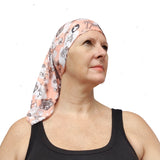 Neck Gaiter-Face Mask-Head Scarves-Headband-Aestival Pink and White Color Bandana-Quality Gift Headwear Face Shield