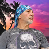Neck Gaiter-Face Mask-Head Scarves-Headband-Caretta Design Blue Color Bandana-Quality Gift Headwear Face Shield