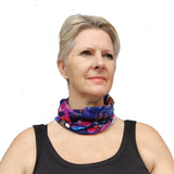 Neck Gaiter-Face Mask-Coolmax Bandana-Cheerful-Rainbow Bandana-Sports Wear-Quality Gift Active Purpose Headwear Face Shield