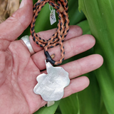 Handcrafted Genuine Vegetal Leather Necklace with Silver Plated Pewter Pisces Pendant-Unique Gift Unisex Hand Braided Strap Fashion Jewelry
