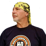 Neck Gaiter-Face Mask-Head Scarves-Headband-Egyptian Design-Yellow Bandana-Quality Gift Headwear-Face Shield