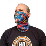 Neck Gaiter-Face Mask-Head Scarves-Headband-Feathers Design Face Shield-Colorful Bandana-Quality Gift Headwear