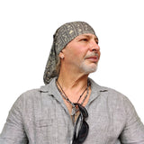 Neck Gaiter-Face Mask-Head Scarves-Headband-Hieroglyphs-Brown Bandana-Hair Scarf
