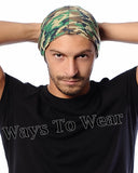 Neck Gaiter-Face Mask-Coolmax Bandana-Black Color Bandana-Sports Headwear-Quality Gift Active Purpose Headwear Face Shield