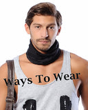 Neck Gaiter-Face Mask-Coolmax Bandana-Nymph Blue and Red Sports Wear-Quality Gift Active Purpose Headwear Face Shield