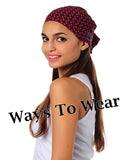 Neck Gaiter-Face Mask-Head Scarves-Headband-Winter- Blue and Black Bandana-Quality Gift Headwear Face Shield
