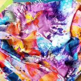 Unique Neck Gaiter - Triangle Face Mask - Butterfly Watercolor - Face Mask - Protective Face Cover - Biker Bandana - Gift Design Scarf