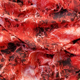 Unique Neck Gaiter - Triangle Face Mask - Elektro Red - Red Face Mask - Protective Face Cover - Biker Bandana - Gift Design Scarf