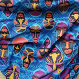 Neck Gaiter-Face Mask-Head Scarves-Headband-Zef- Blue Color Bandana-Quality Gift Headwear Face Shield