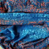 Unique Neck Gaiter - Triangle Face Mask - Bonfire - Blue Face Mask - Protective Face Cover - Biker Bandana - Gift Design Scarf