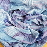 Neck Gaiter-Face Mask-Coolmax Bandana-Leaf Blue Color Sports Wear-Quality Gift Active Purpose Headwear Face Shield