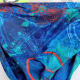 Unique Neck Gaiter - Triangle Face Mask - Fahrad - Blue Face Mask - Protective Face Cover - Biker Bandana - Gift Design Scarf