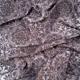 Unique Neck Gaiter - Triangle Face Mask - Floral Dark - Gray Face Mask - Protective Face Cover - Biker Bandana - Gift Design Scarf