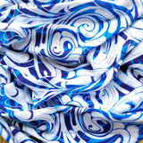 Unique Neck Gaiter - Triangle Face Mask - Gulf - Blue Face Mask - Protective Face Cover - Biker Bandana - Gift Design Scarf