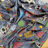 Unique Neck Gaiter - Triangle Face Mask - Ofrenda - Skull Face Mask - Biker Bandana - Gift Design Scarf