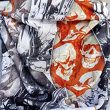 Unique Neck Gaiter - Triangle Face Mask - Biker Wings - Skull Face Mask - Protective Face Cover - Biker Bandana - Gift Design Scarf