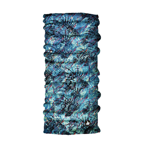 Neck Gaiter-Face Mask-Coolmax Bandana-Scorpion Fish Design Blue Color Bandana-Sports Wear-Quality Gift Active Purpose Headwear Face Shield