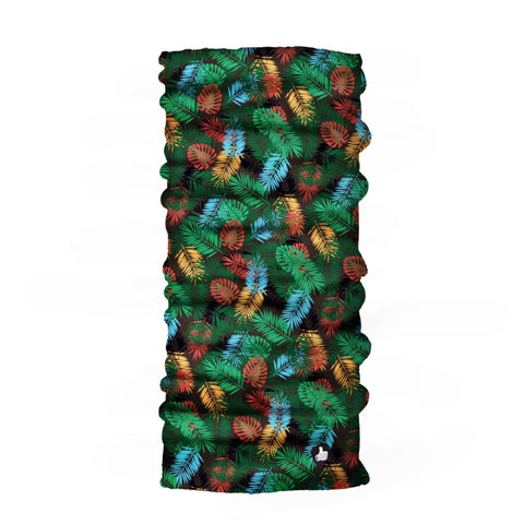 Neck Gaiter-Face Mask-Head Scarves-Headband-Tropic Green and Blue Color Bandana-Quality Gift Headwear Face Shield