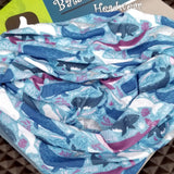 Neck Gaiter-Face Mask-Head Scarves-Headband-Whales-Blue Color Bandana-Quality Gift Headwear Face Shield