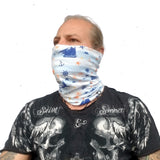 Neck Gaiter-Face Mask-Head Scarves-Headband-Calypso-Blue Bandana-Hair Scarf-Bandanna-Marina Headwear-Face Shield