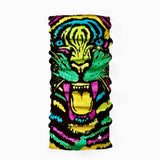 Neck Gaiter-Face Mask-Head Scarves-Headband-Feline-Tiger Design Bandana-Quality Gift Headwear-Face Shield