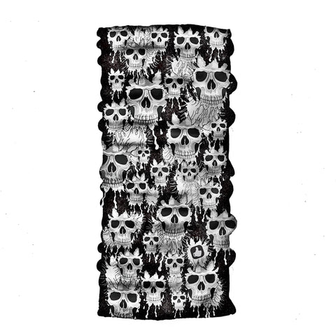 Neck Gaiter-Face Mask-Head Scarves-Headband-Cracked Design Face Shield-Skull Bandana-Hair Scarf-Gift Headwear